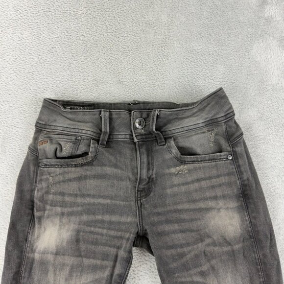 G Star RAW Lynn Mid Skinny Black Denim Jeans Women’s Size 26 x 32 US - Picture 9 of 16